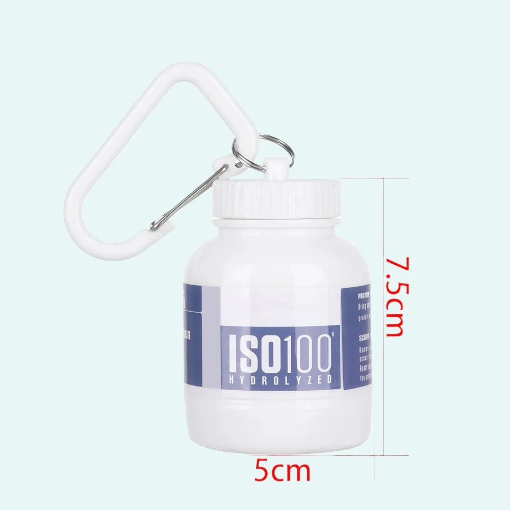 Mini Portable Protein Powder Bottles