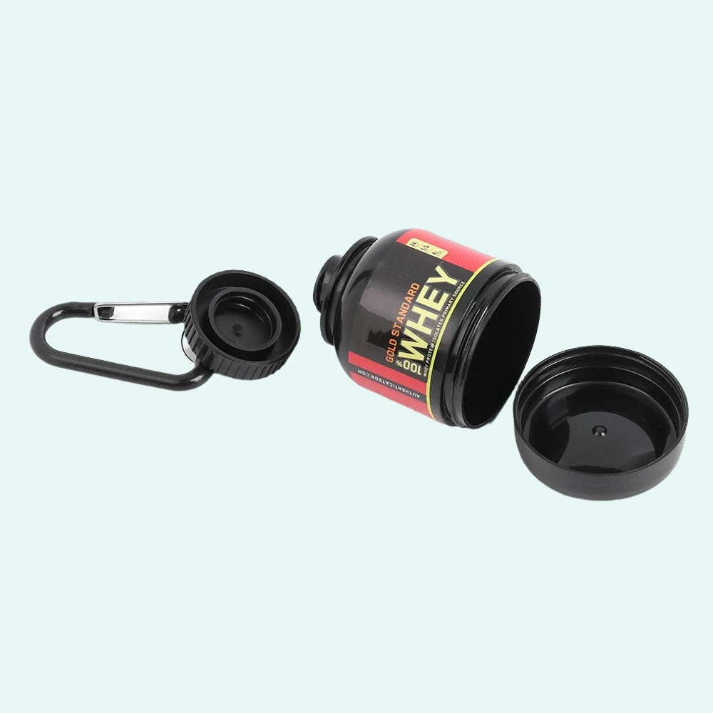 Mini Portable Protein Powder Bottles