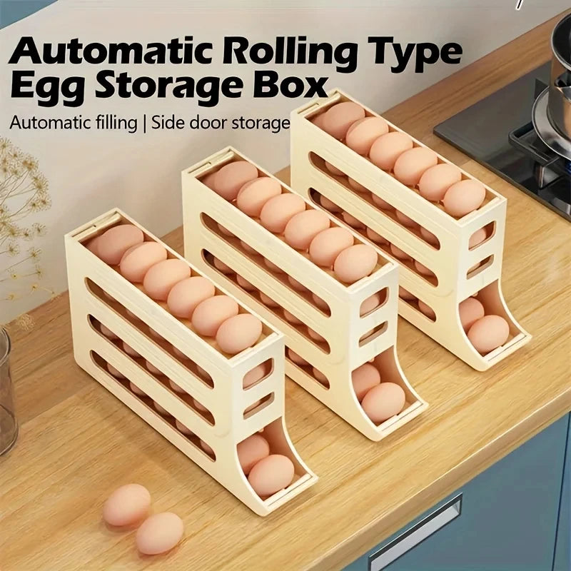 Kitchen Refrigerator Slide Egg Box