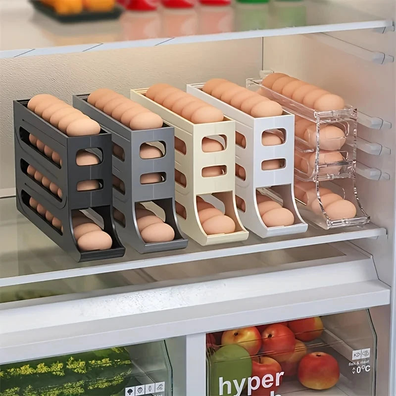 Kitchen Refrigerator Slide Egg Box