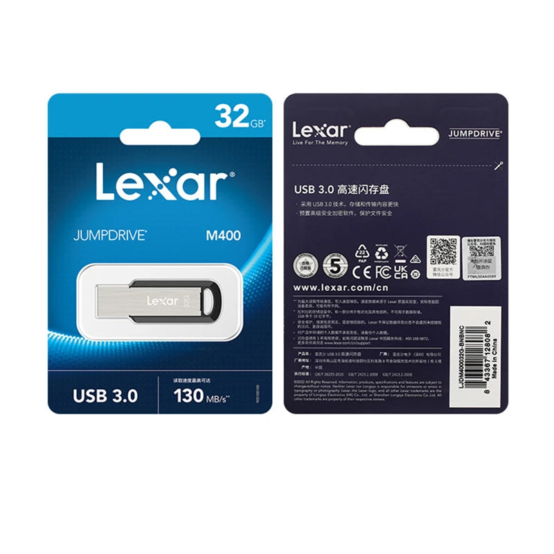 Lexar M400 USB 3.0 Pen Drive 32GB 64GB 128GB 256GB