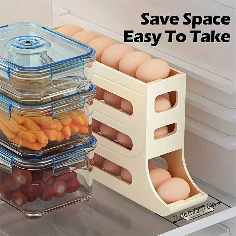 Kitchen Refrigerator Slide Egg Box