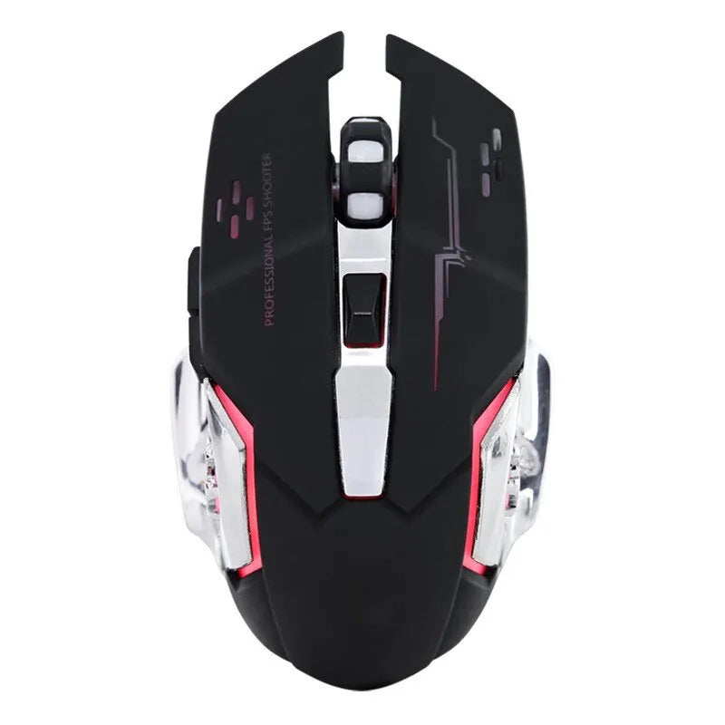 Rechargeable Wireless Mouse Gaming Computer