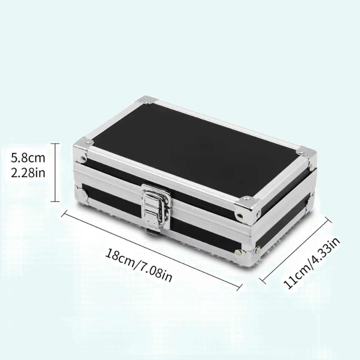 Leeseph Aluminum Alloy Mini Storage Box