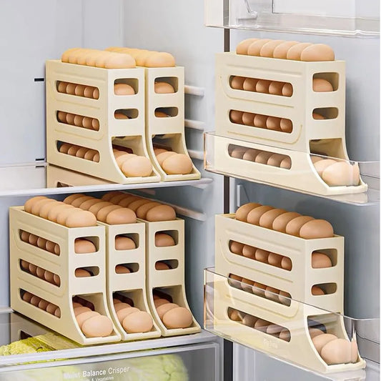 Kitchen Refrigerator Slide Egg Box