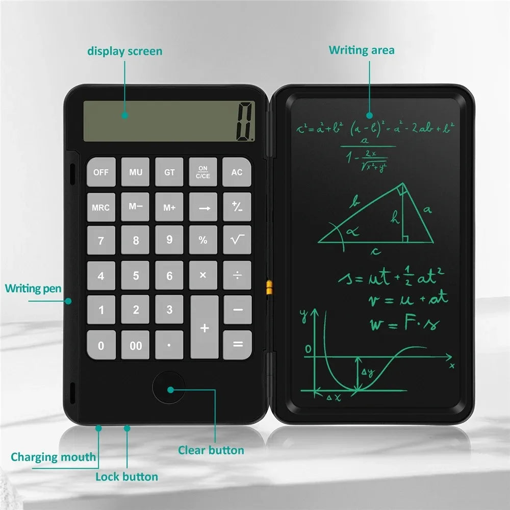 Calculator Writing Rechargeable Digital