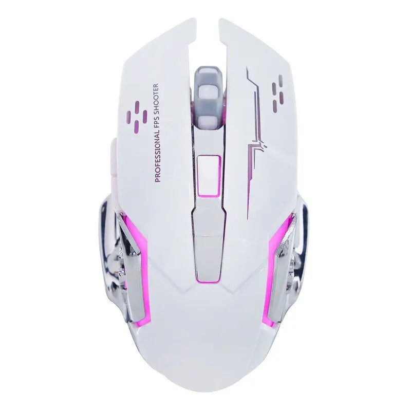 Rechargeable Wireless Mouse Gaming Computer